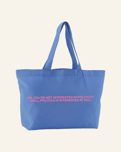 Interested in politics Shopper Bag