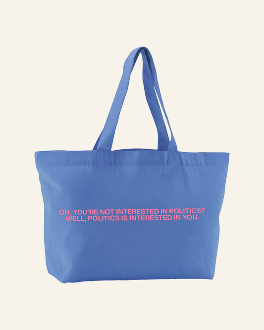 Interested in politics Shopper Bag