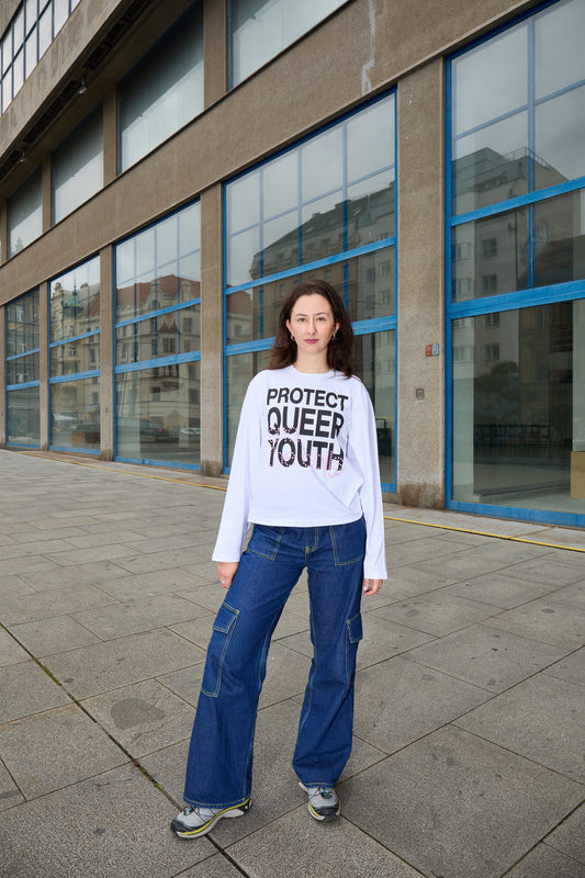 Protect Queer Youth (and the dolls) Longsleeve
